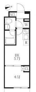 ハーモニーレジデンス神楽坂ヒルズファーストの物件間取画像