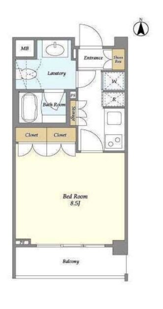 オーキッドレジデンス神楽坂の物件間取画像