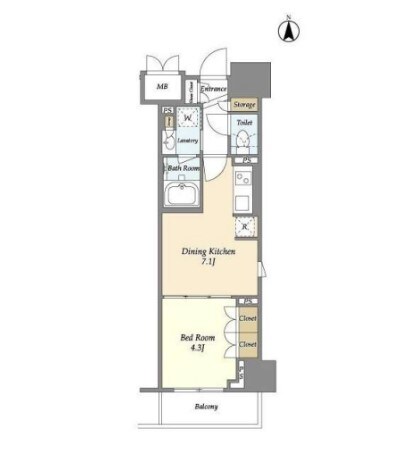 リーブルグラント神楽坂(LIBR GRANT神楽坂)の物件間取画像