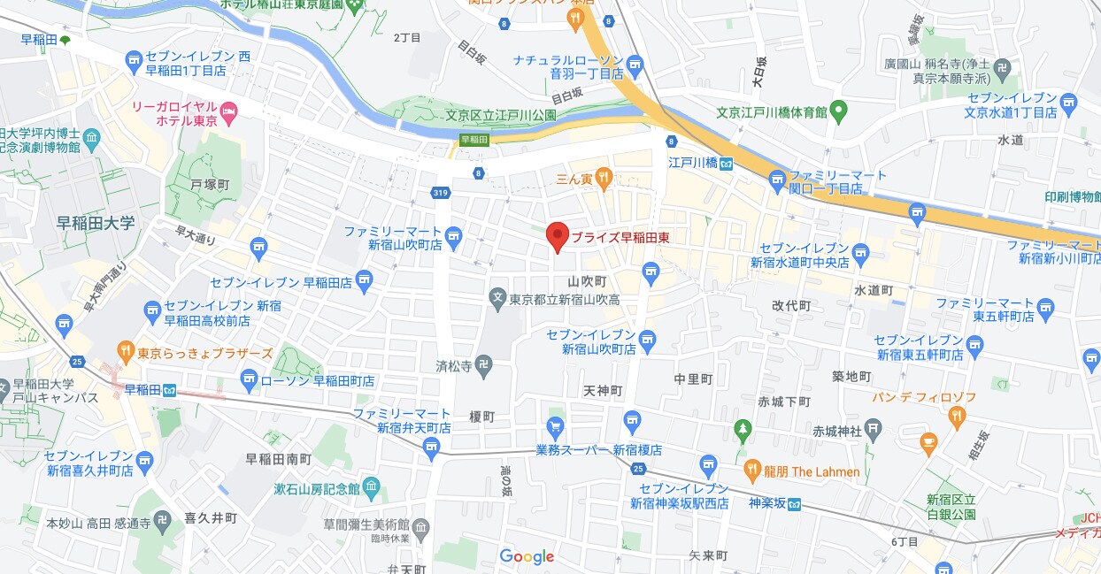 ブライズ早稲田東の物件内観写真