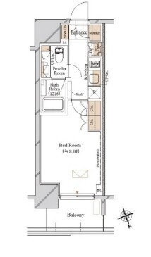 ブランシエスタ飯田橋の物件間取画像