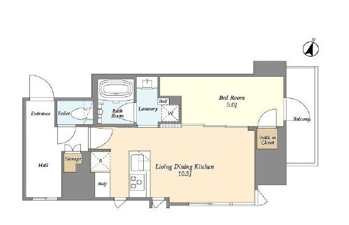 アイフラット若松河田(AIFLAT若松河田)の物件間取画像