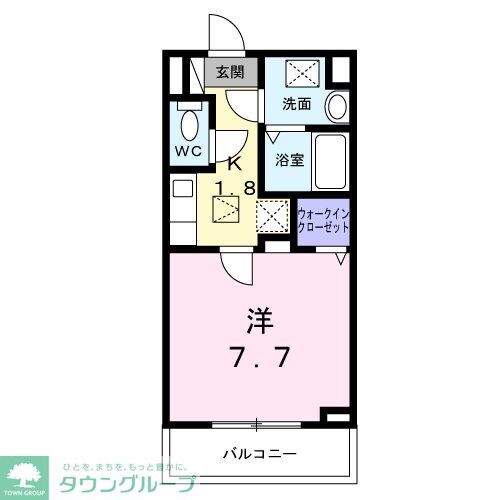 エアフォルク三ツ沢の物件間取画像