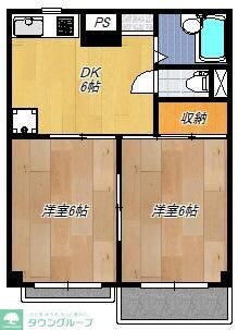 コーポロビンの物件間取画像