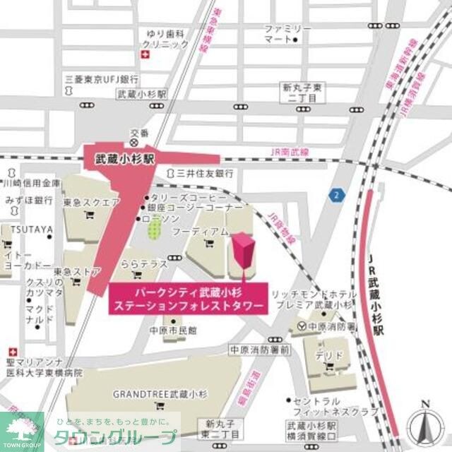 パークシティ武蔵小杉 ステーションフォレストタワーの物件内観写真