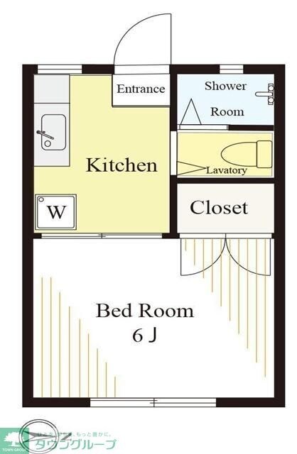 ハイツヨネカワの物件間取画像