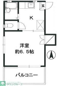 ルジャルダンオオクラヤマAの物件間取画像
