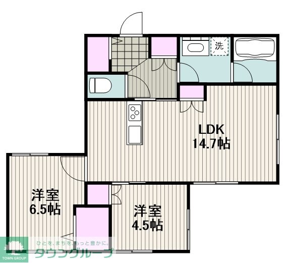 アトリオ綱島の物件間取画像