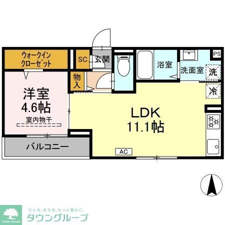 D Paina松見町の物件間取画像