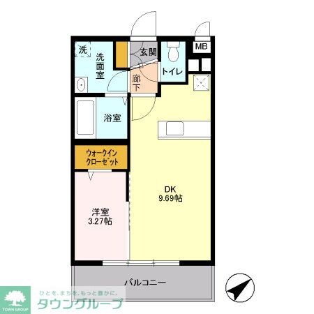 アイリスコート七右衛門の物件間取画像