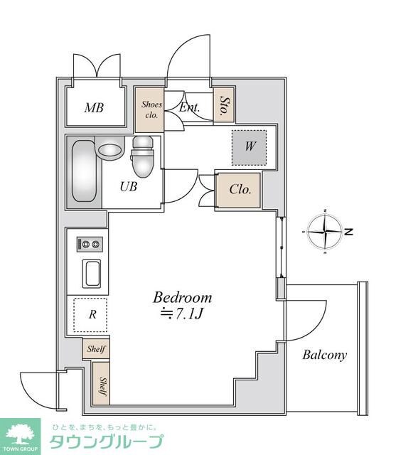アパートメンツ綱島の物件間取画像