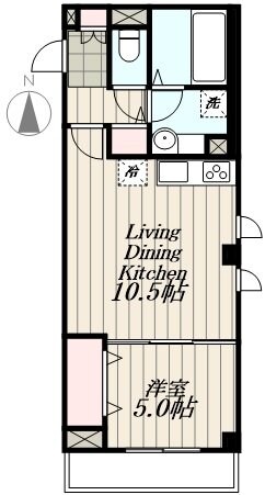 ライズ栗本の物件間取画像