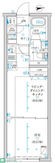 CREATIF西池袋の物件間取画像