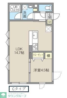 レピュア池袋本町レジデンスの物件間取画像