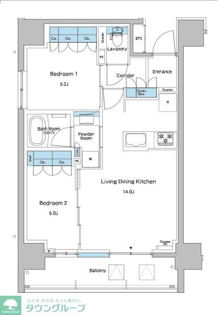 ルフォンプログレ志村坂上の物件間取画像