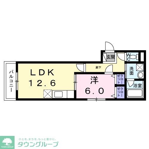 ヴィレッジ キールの物件間取画像