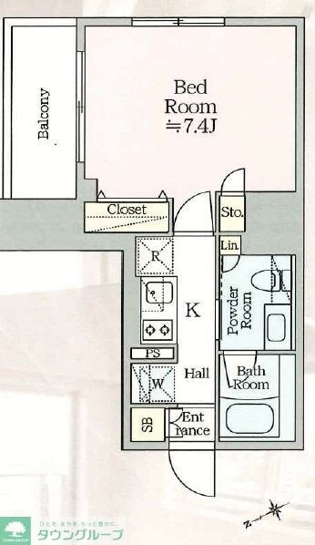 アイルグランディール池袋の物件間取画像