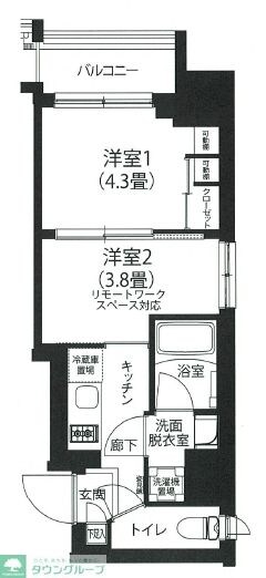 アイルプレミアム駒込の物件間取画像