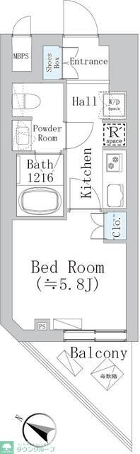 ウェスタ板橋仲宿の物件間取画像