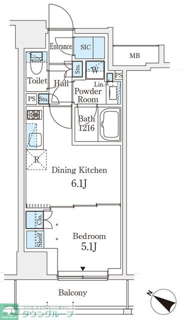 テラス駒込イーストの物件間取画像