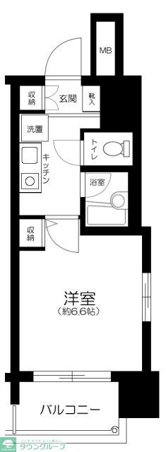 サンクレイドルレヴィール池袋の物件間取画像