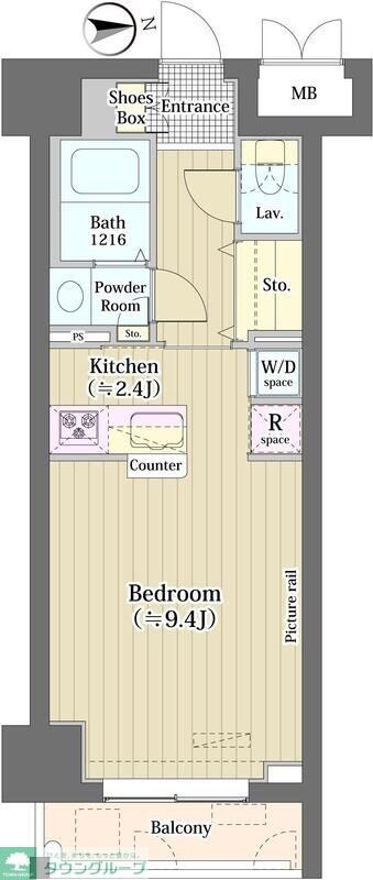 トーク西池袋ウェルフォートの物件間取画像