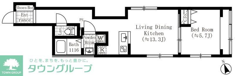 CREATIF池袋本町の物件間取画像