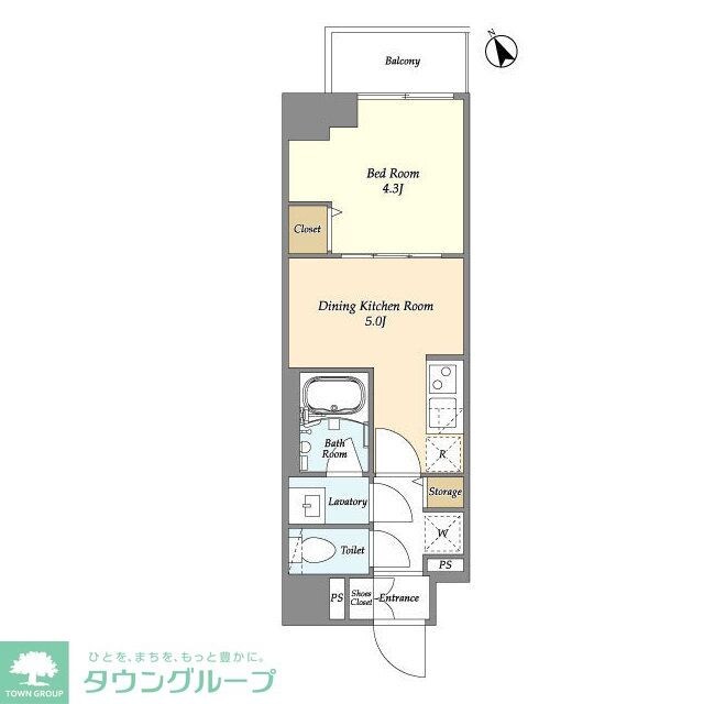 グランカーサ江戸川橋の物件間取画像
