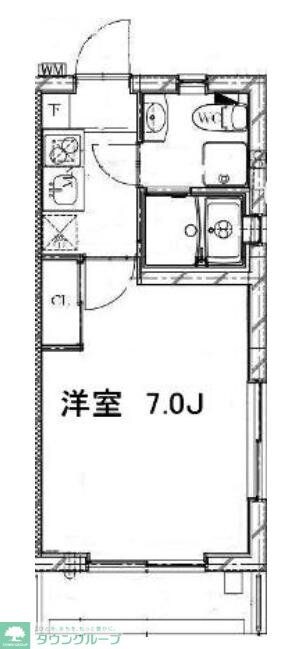メゾン・ブルーの物件間取画像