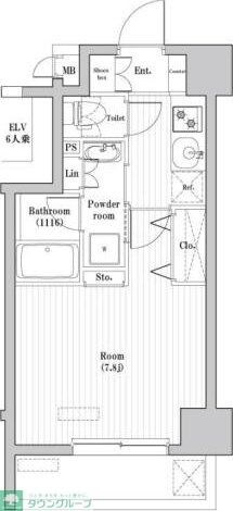 レジデンス北大塚の物件間取画像