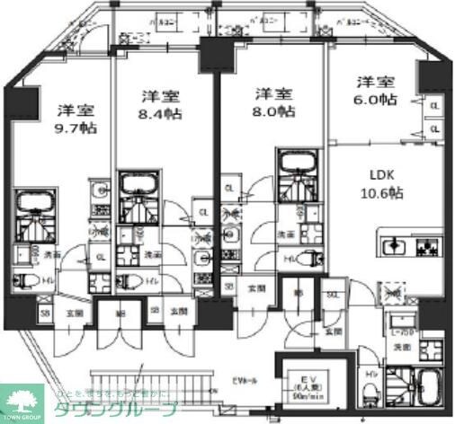 S-RESIDENCE駒込六義園の物件間取画像