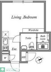 ALERO後楽園の物件間取画像