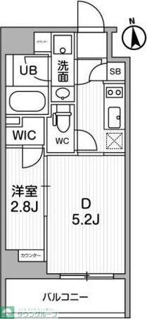 ALTERNA東池袋の物件間取画像