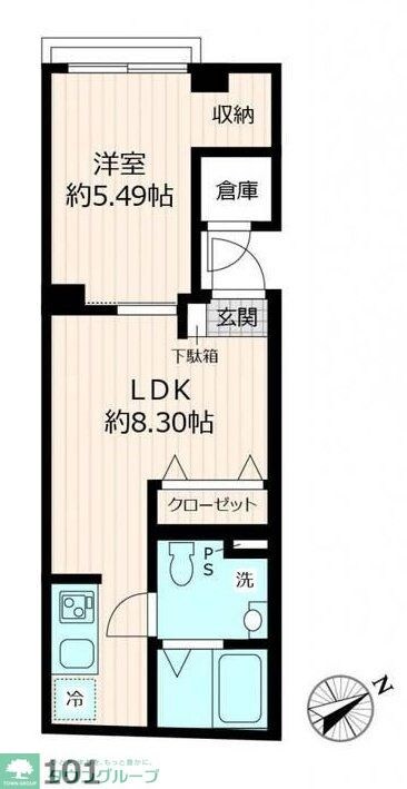 DK池袋の物件間取画像