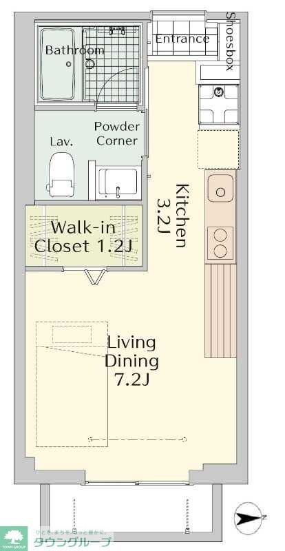 Lacine大塚の物件間取画像