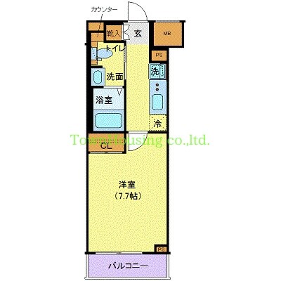 ジェノヴィア目黒南グリーンヴェールの物件間取画像