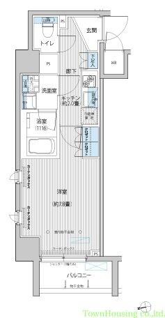 トリアノン等々力の物件間取画像