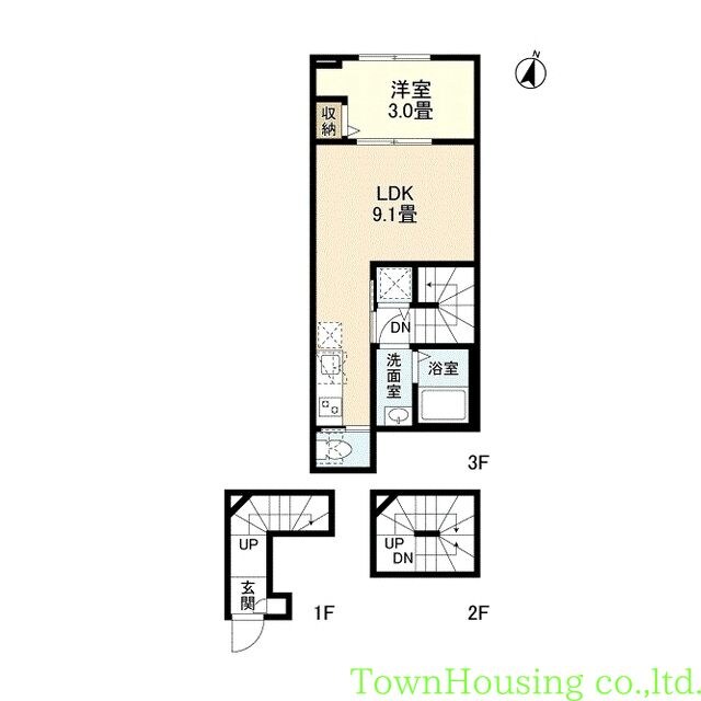 ウェルスクエア目黒祐天寺の物件間取画像