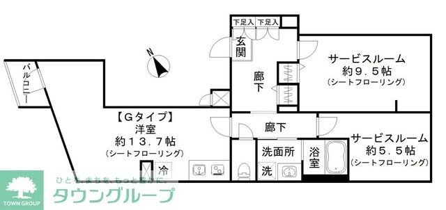 アイディ西馬込12の物件間取画像