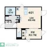 Fullea奥沢の物件間取画像