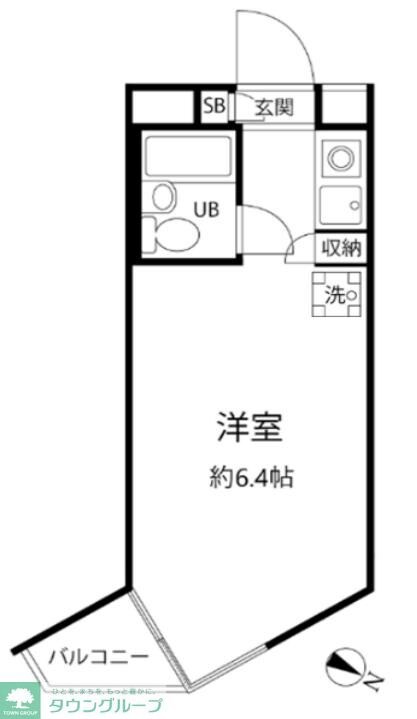 エスポワール中目黒の物件間取画像