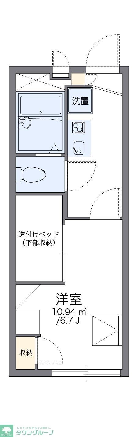 レオパレス田園調布Aの物件間取画像