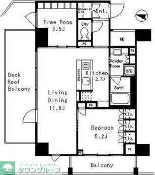 MFPRコート目黒南の物件間取画像