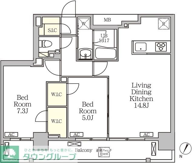 ジオエント白金台の物件間取画像