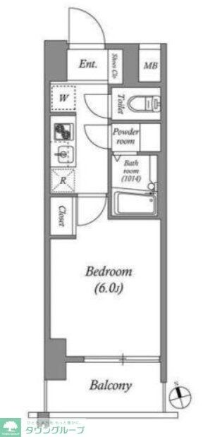 エスタート品川南大井の物件間取画像