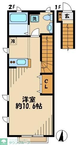 セレッソ目黒洗足の物件間取画像