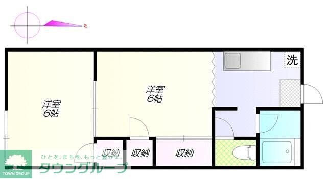 パークサイドハウスの物件間取画像