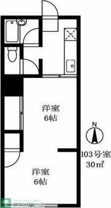 パークサイドハウスの物件間取画像