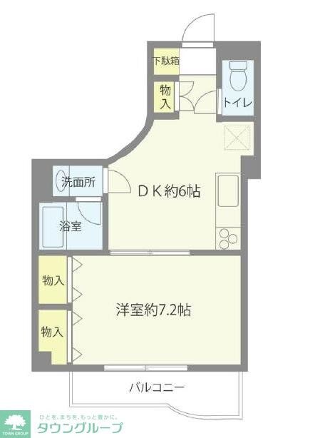 シャトレー深沢の物件間取画像