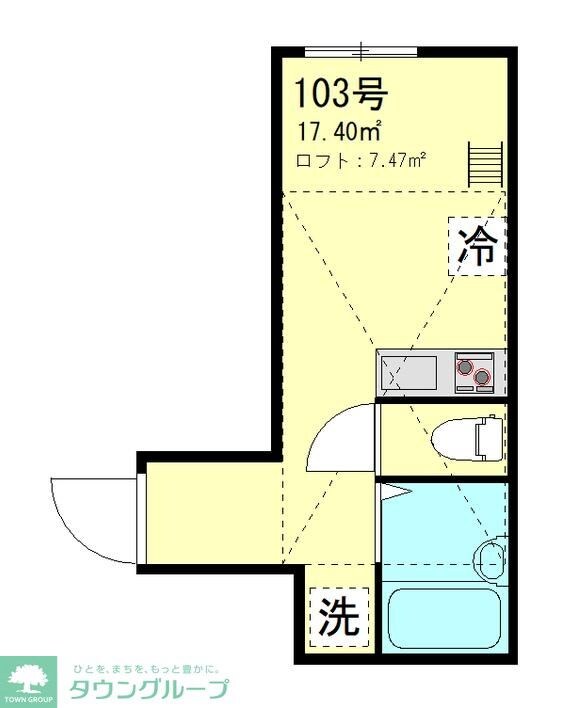 グランポゾ大井町の物件間取画像